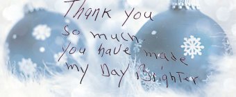 DePaul Holiday Helpers Thank You Note