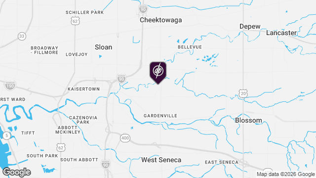 Map showing location of Glenwell