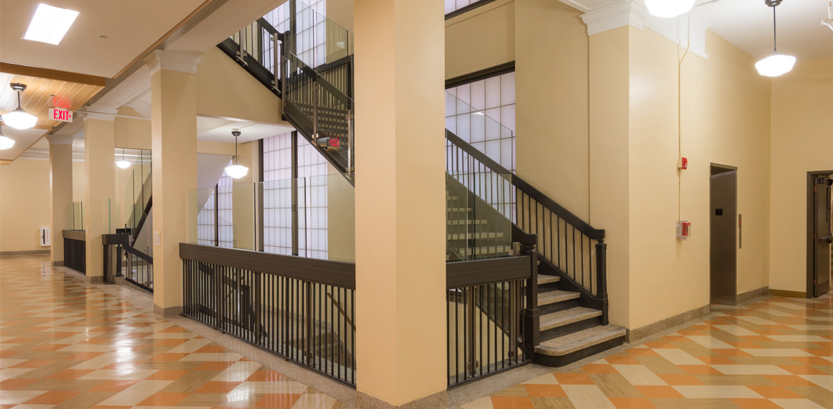 Riverside Apartments Staircase