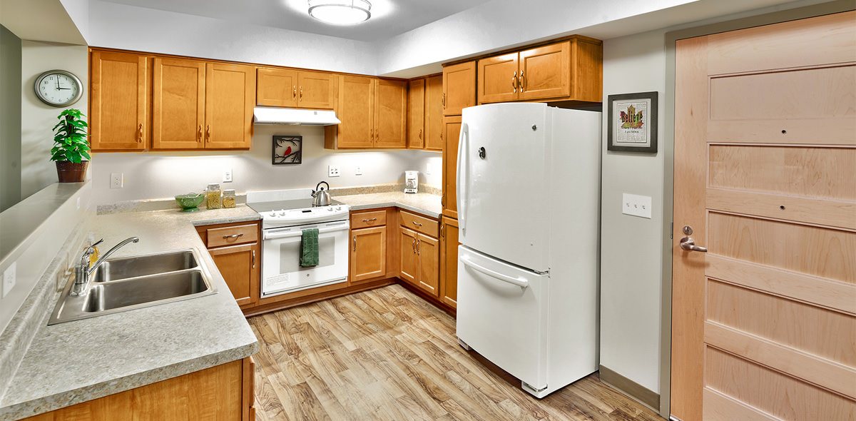 Rochester View Apartments Kitchen