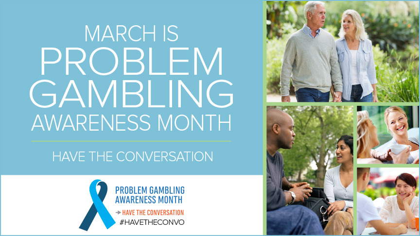 Problem Gambling Awareness Month Banner 