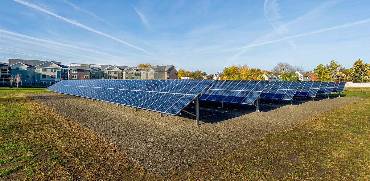 Ebenzer Square Apartments Solar Panels