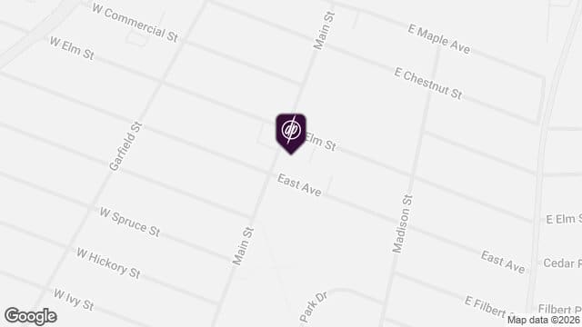 Map showing location of Parkside Community Residence-Single Room Occupancy Program