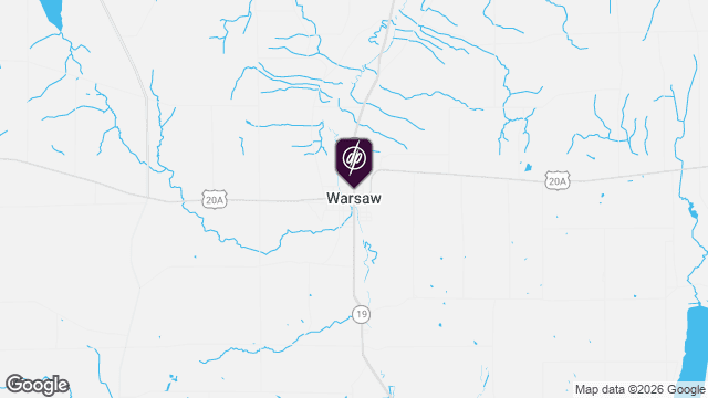 Map showing location of Wyoming County Apartment Treatment Program