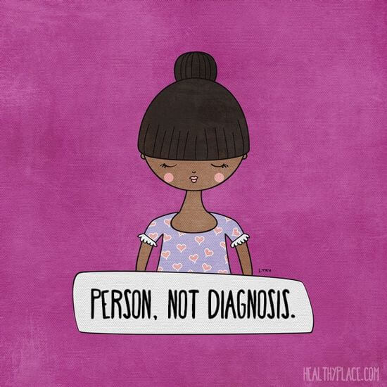 Person, not diagnosis graphic 