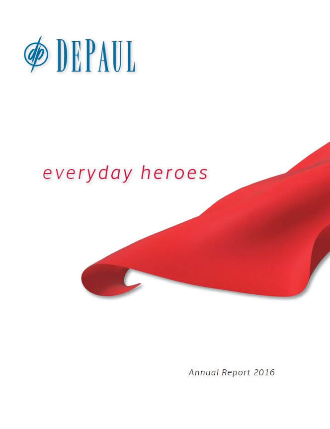 DePaul Annual Report 2016 Cover