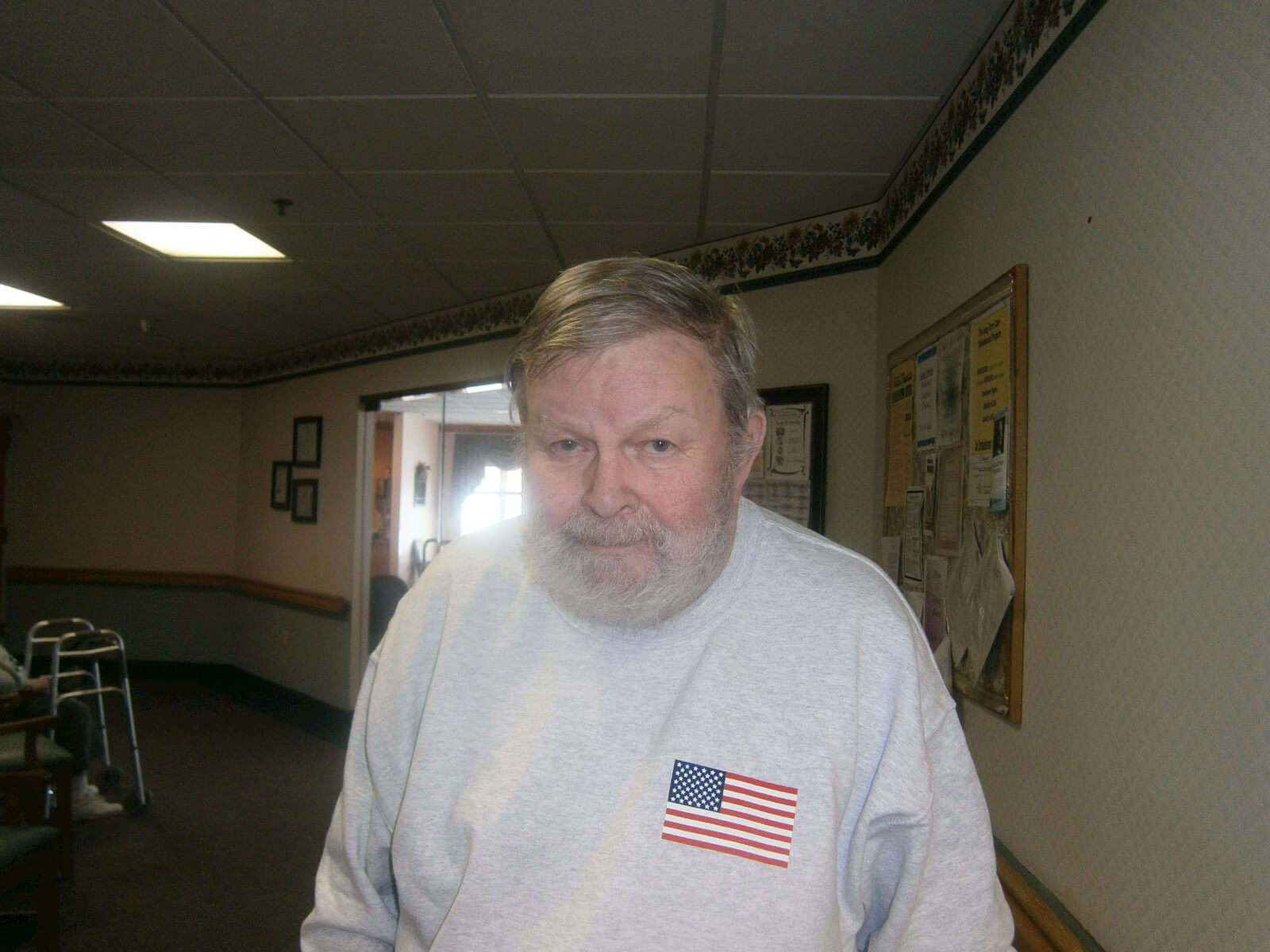 Daniel Burns, a resident of Horizons, a DePaul Senior Living Community