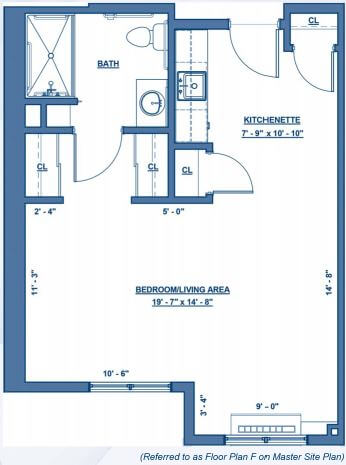 Wheatfield Commons DePaul Senior Living Floor Plan