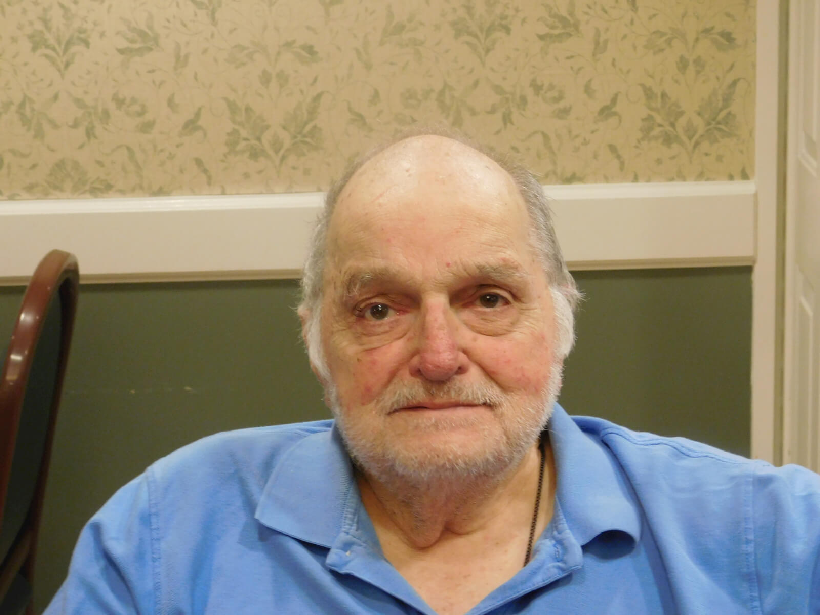 Francis Ruggiero, a resident of Westwood Commons, a DePaul Senior Living Community