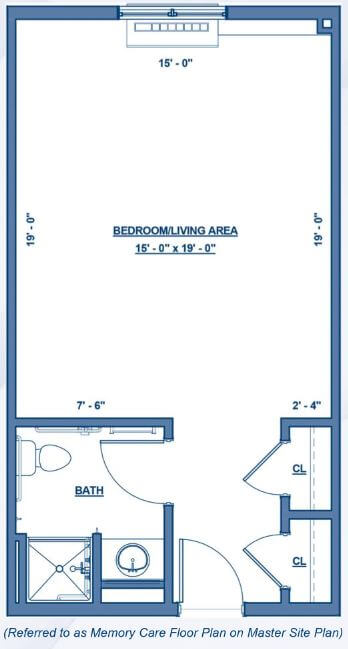 Wheatfield Commons DePaul Senior Living Memory Care Floor Plan