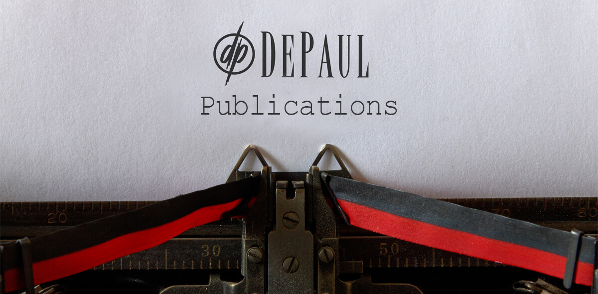 DePaul Publications Typewriter Header