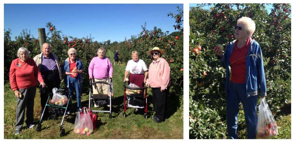 Woodcrest Commons residents visit Green Acre Farms in Greece