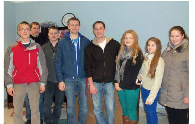 Local volunteers from the community visiting Westwood Commons