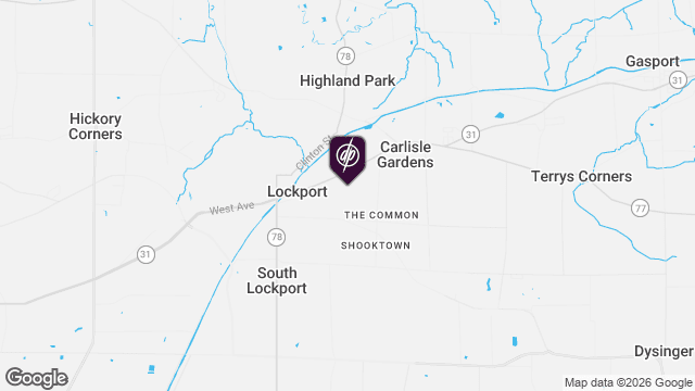 Map showing location of Packet Boat Landing Apartments