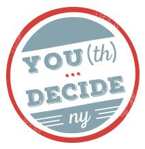 YOU(th) Decide NY Logo