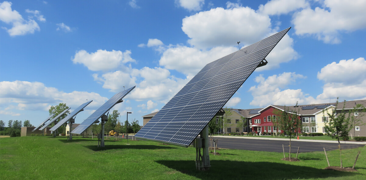 Trolley Station Apartments Solar Panels