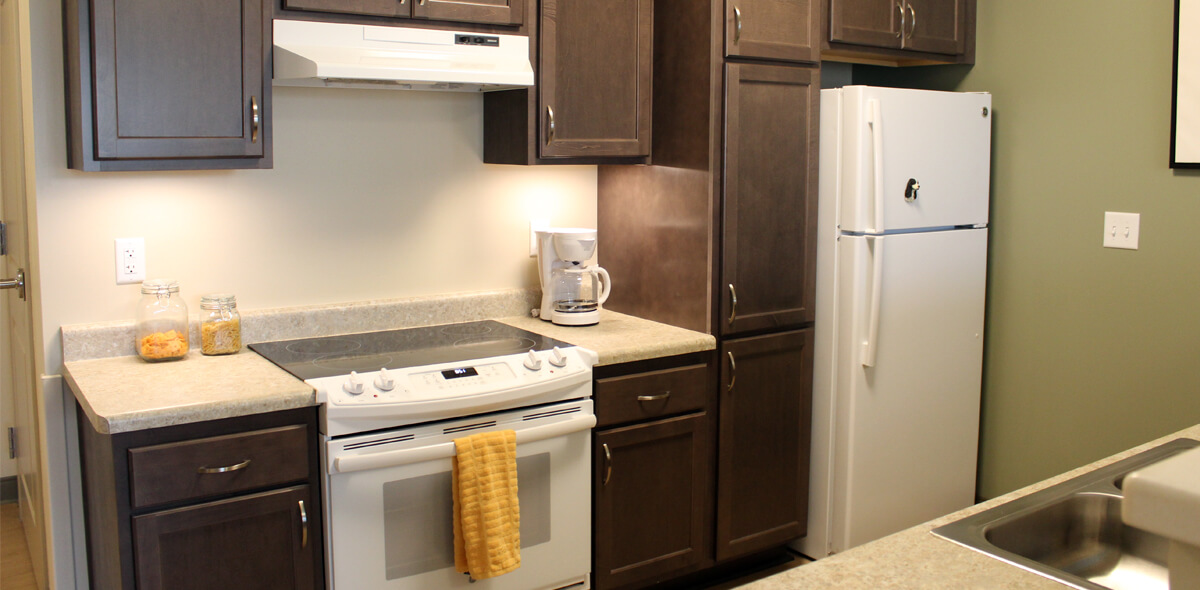 D Skybird Landing Apartments Kitchen