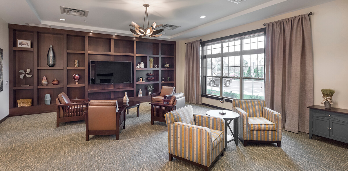 Wheatfield Commons DePaul Senior Living Living Area