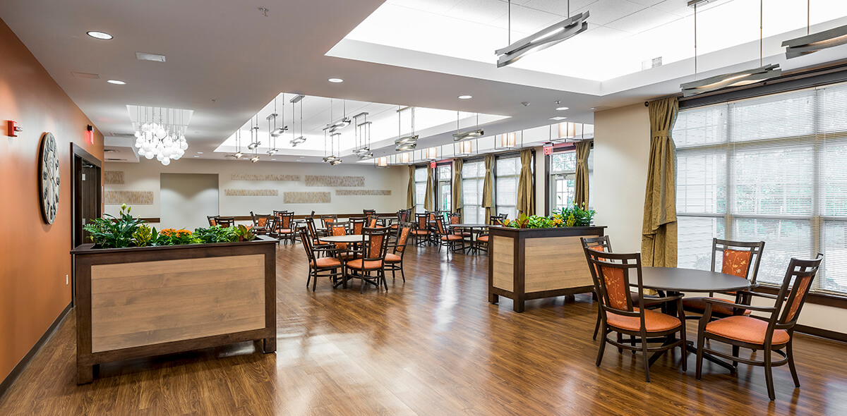 Wheatfield Commons DePaul Senior Living Dining Room