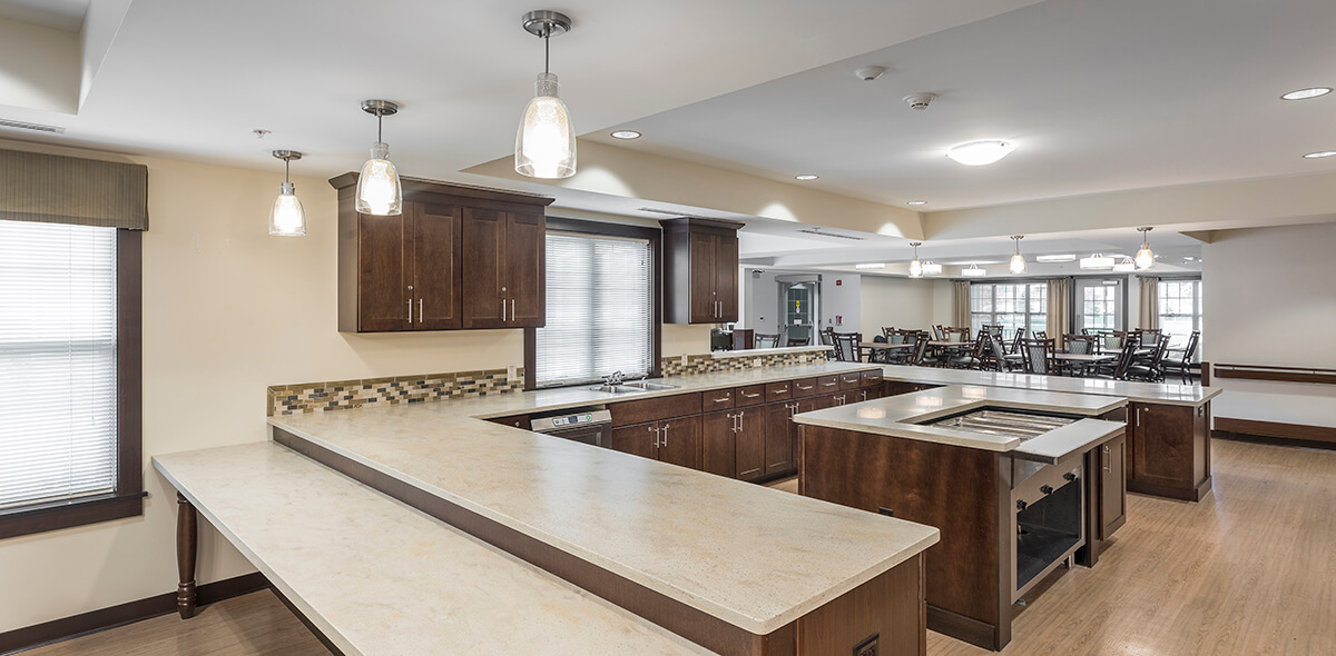 Wheatfield Commons DePaul Senior Living Kitchen