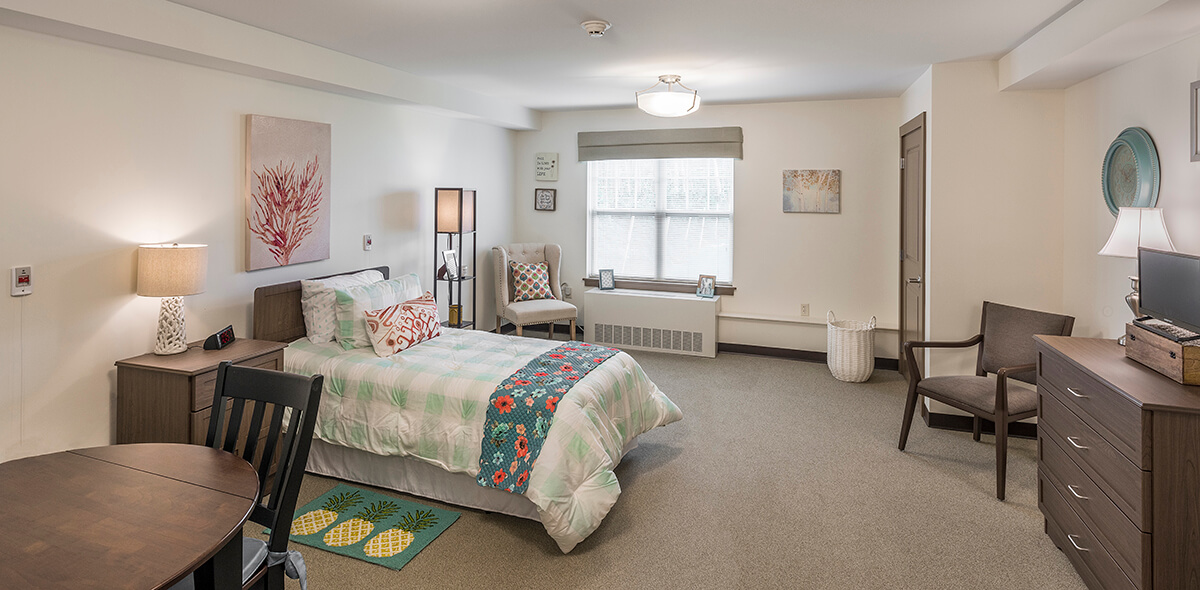 Wheatfield Commons DePaul Senior Living Bedroom