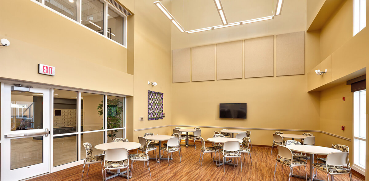 DePaul Rochester View Apartment Treatment Program Community Room