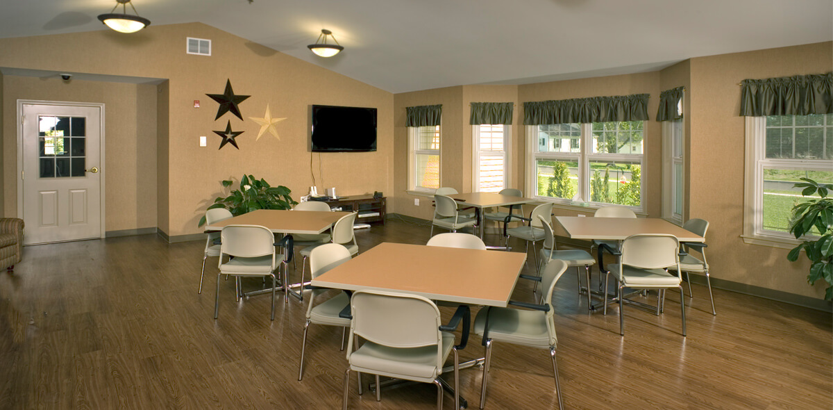 DePaul Warsaw Apartment Treatment Program Community Room