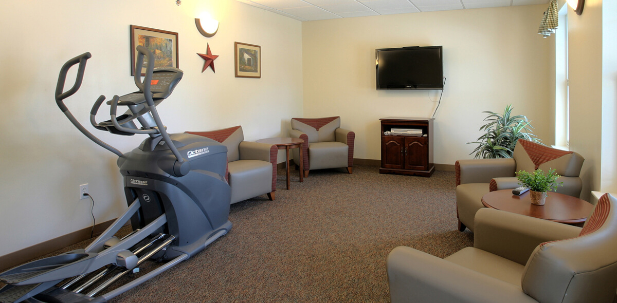 DePaul Batavia Apartment Treatment Program Exercise Room