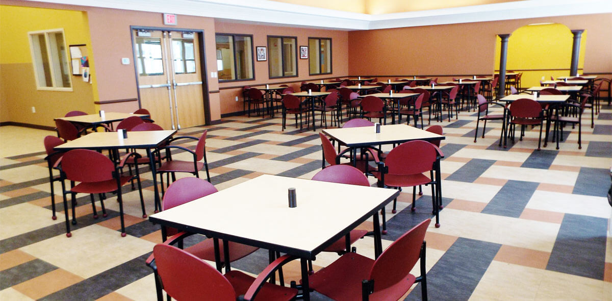 DePaul Seneca Square Community Residence Single Room Occupancy Program Dining Area