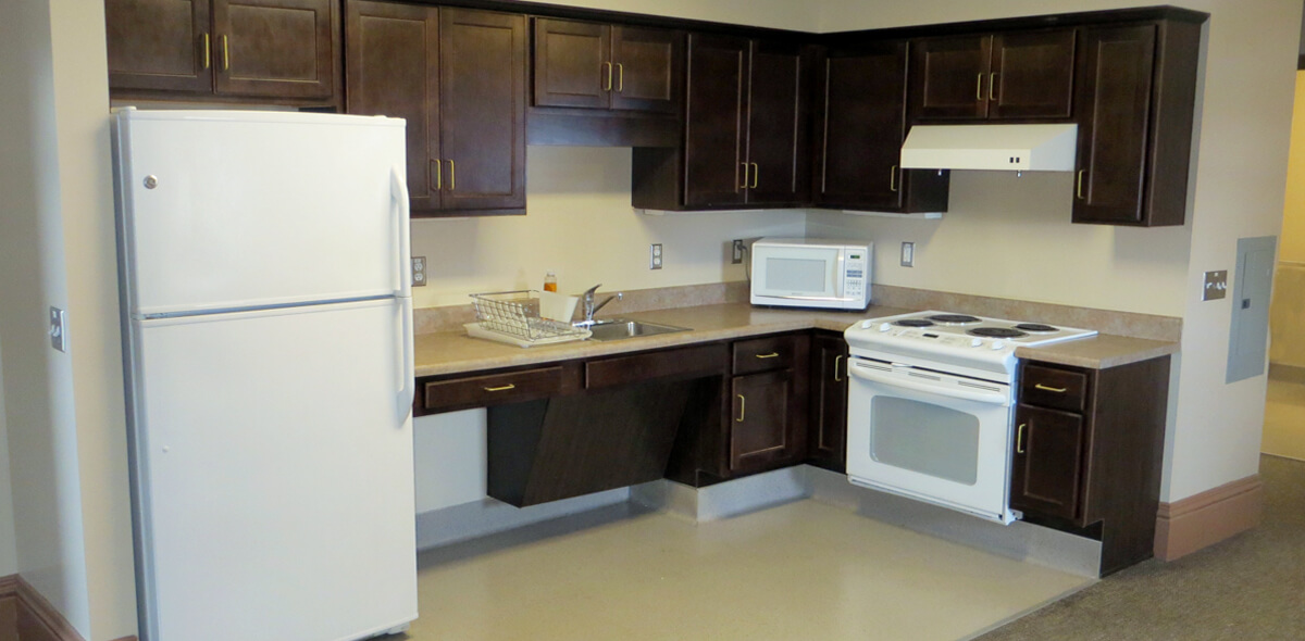 DePaul West Main Apartment Treatment Program Kitchen