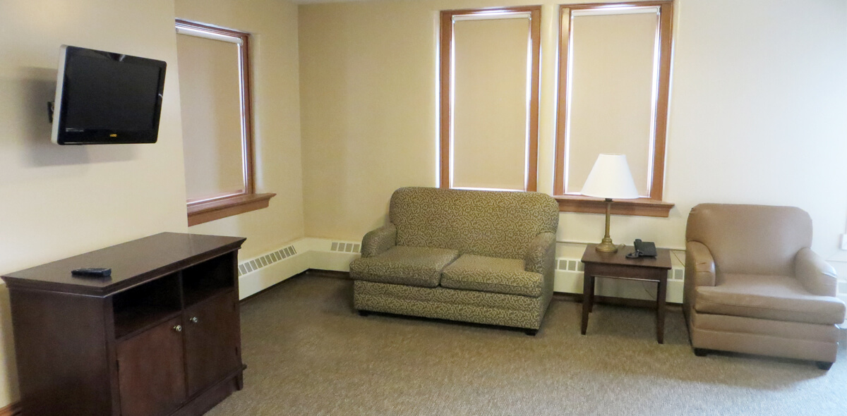 DePaul West Main Apartment Treatment Program Living Room