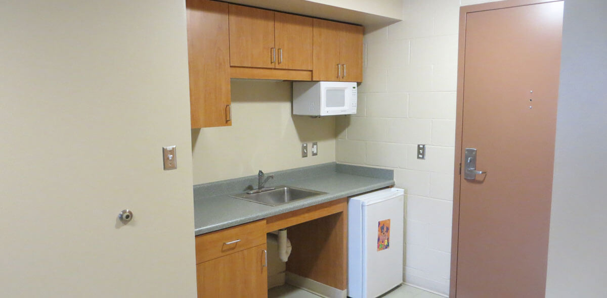 DePaul Halstead Square Community Residence Single Room Occupancy Program Kitchen