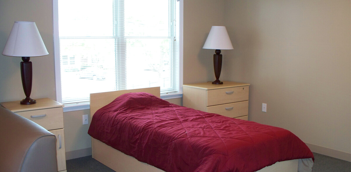 DePaul Neighborhood of the Arts Apartment Treatment Program Bedroom