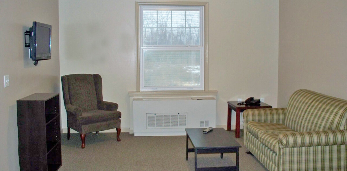 DePaul Warsaw Apartment Treatment Program Living Room
