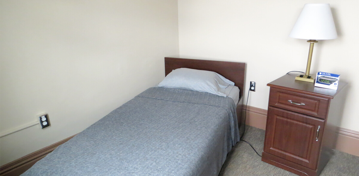 DePaul West Main Apartment Treatment Program Bedroom