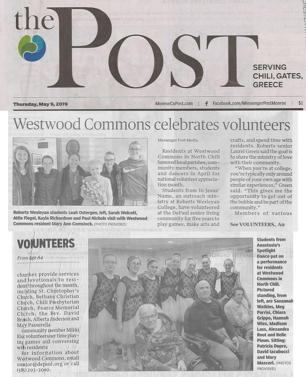 WWC Volunteers, 5.9.19 Post Paper (cropped)