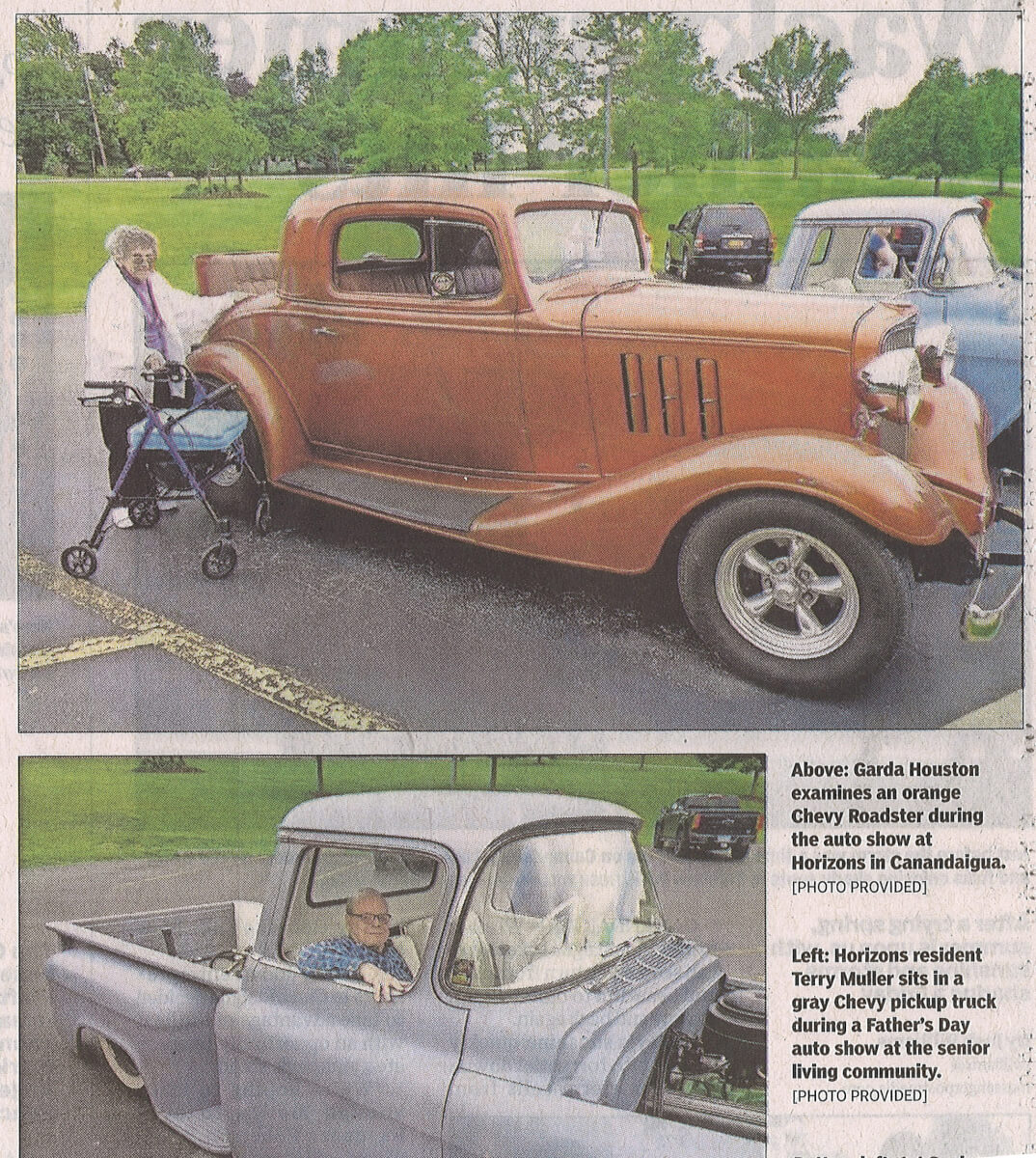 Horizons Classic Cars, 7.6.19 Daily Messenger (cropped)