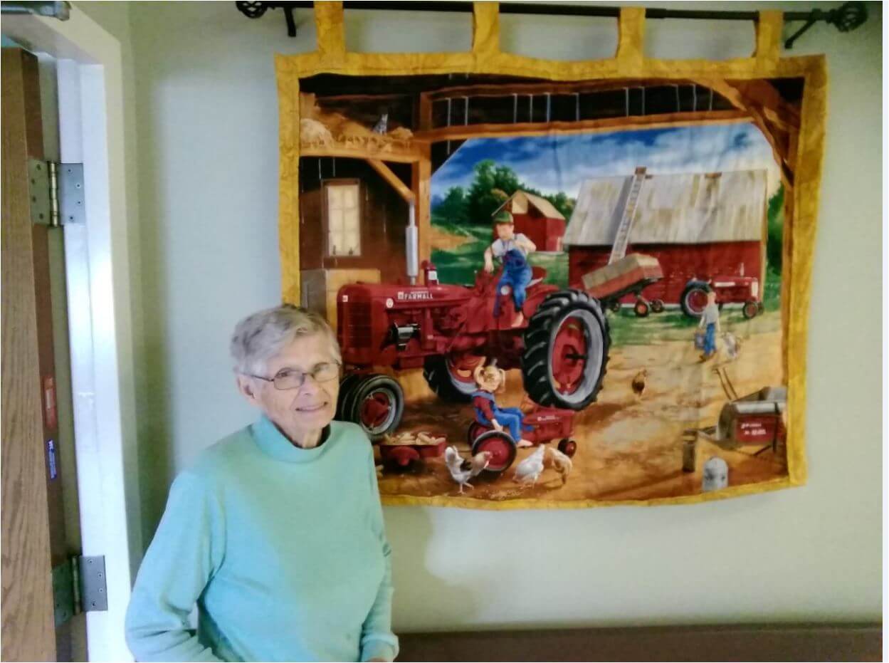 Skeet With Tractor Quilt