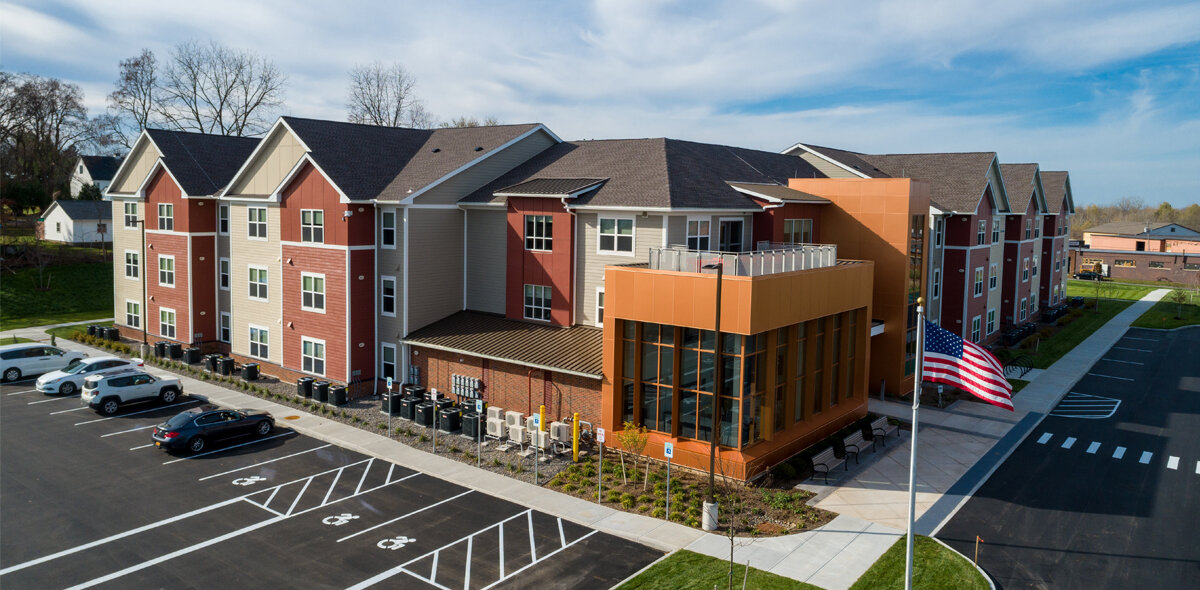 Starting Line Apartments Drone