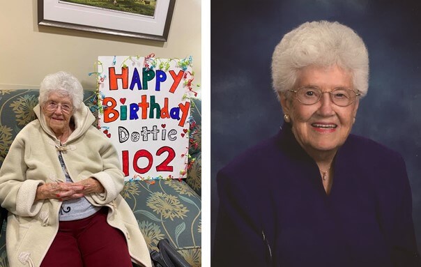 Dottie 102 Birthday