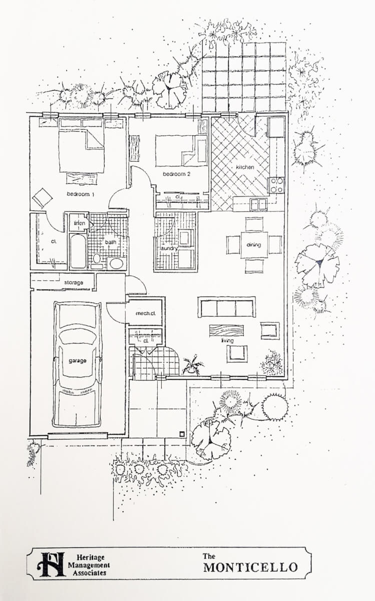 Heritage Manor Estates The Monticello floor plan