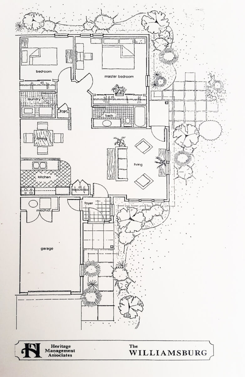 Heritage Manor Estates The Williamsburg floor plan