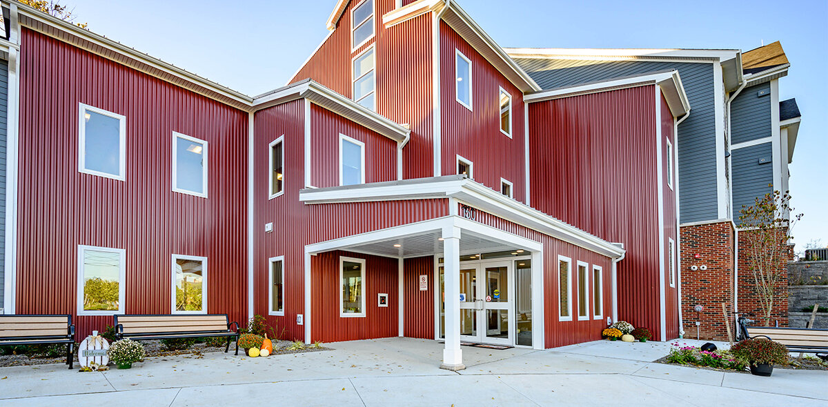 Boxcar Apartments Exterior Close Up