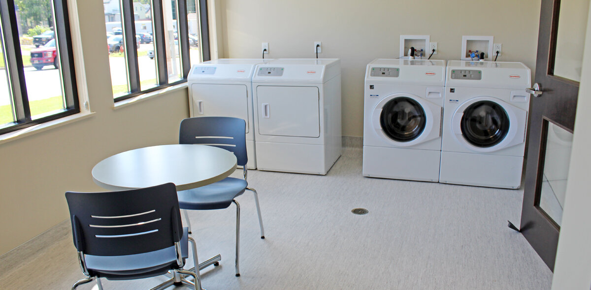 Lock 7 Apartments Oswego Laundry Room