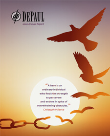 2020 Annual Report DePaul Cover