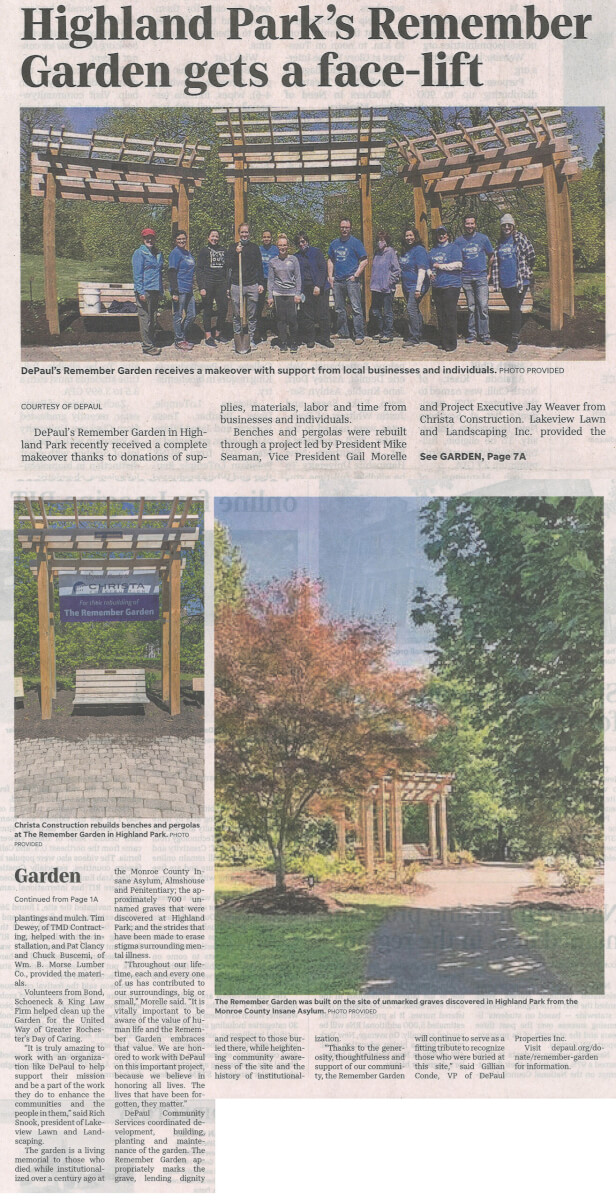 Highland Park's Remember Garden Gets A Facelift, 6.3.21 Messenger Post