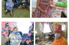 Heath House Residents Celebrating the Fourth of July
