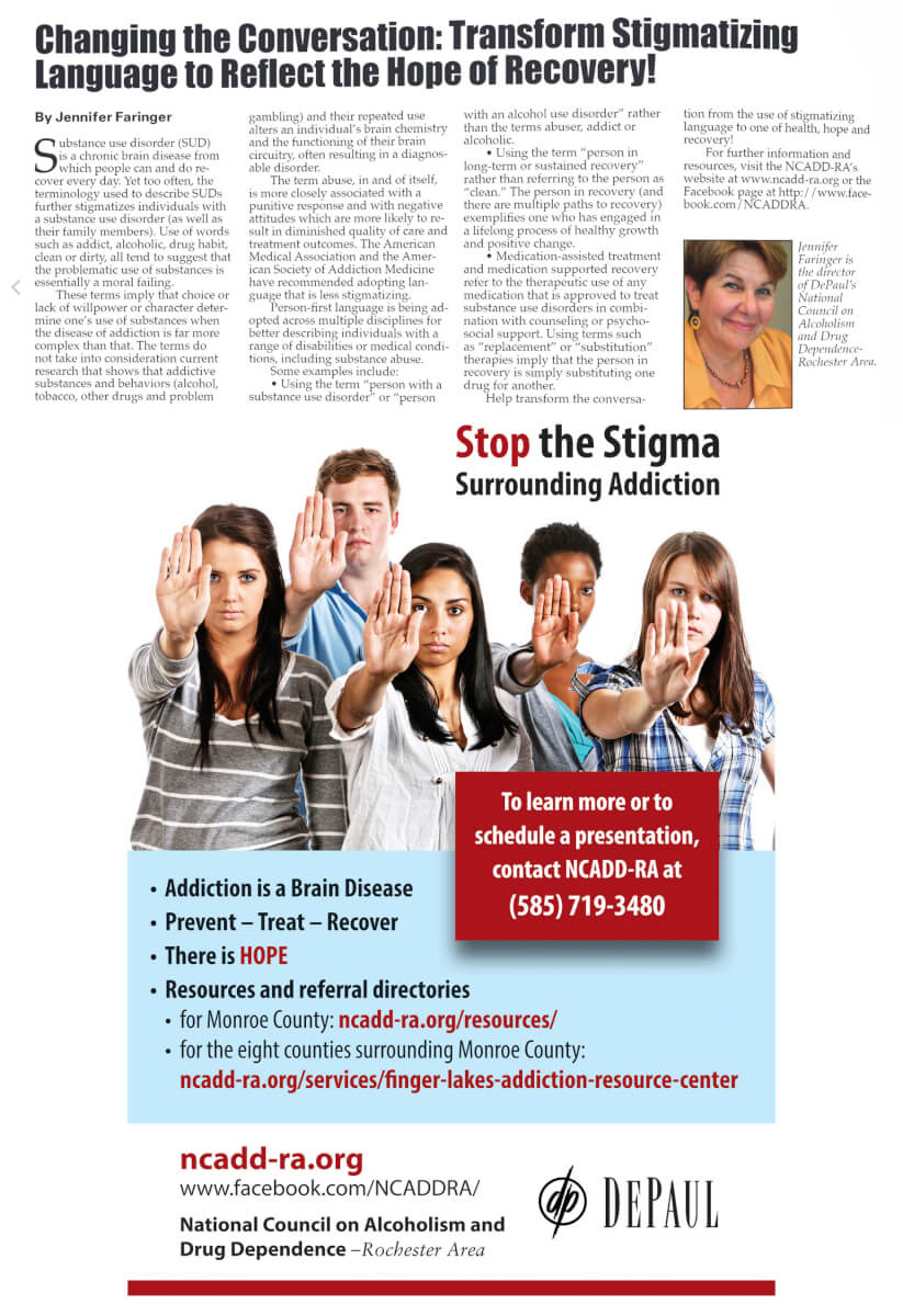 NCADD RA Stigma Article October 2021 In Good Health