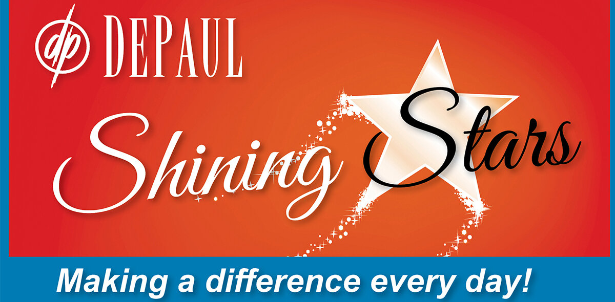 DePaul Shining Star Employee Recognition Program Banner