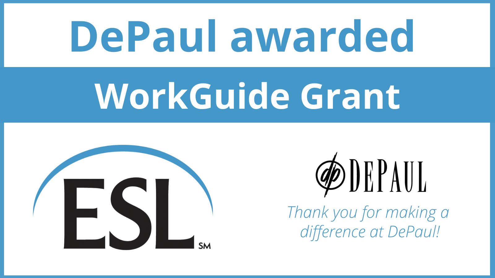 DePaul’s WorkGuide Receives Grant